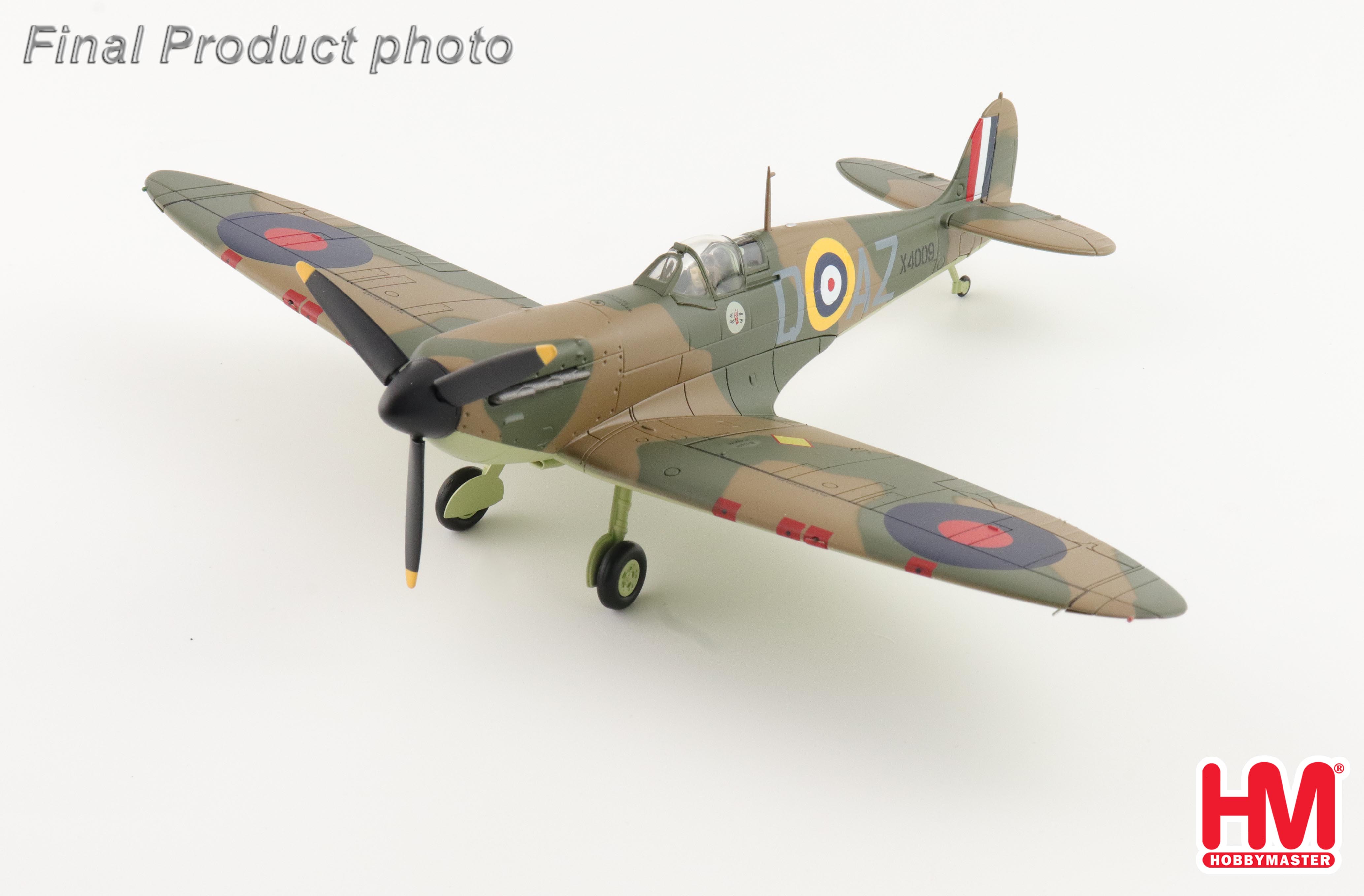Spitfire MK.1a X4009, Flt Lt P C Hughes, RAF, 1940